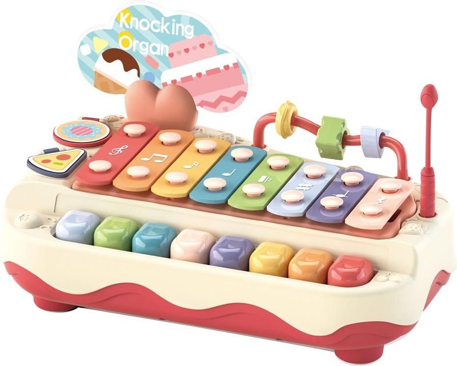 ΜΕΤΑΛΛΟΦΩΝΟ ΚΑΙ ΠΙΑΝΟ LUNA TOYS ΡΟΖ