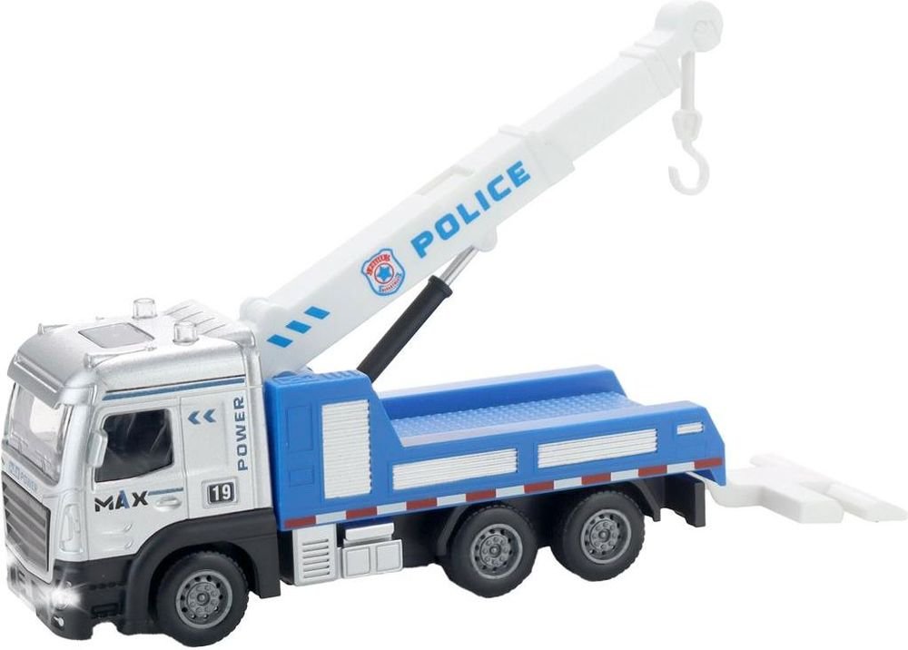 ΑΣΤΥΝΟΜΙΚΟ ΟΧΗΜΑ LUNA TOYS PULL BACK ΜΕ ΦΩΣ ΚΑΙ ΗΧΟ ΣΕ 3 ΣΧΕΔΙΑ LUNA