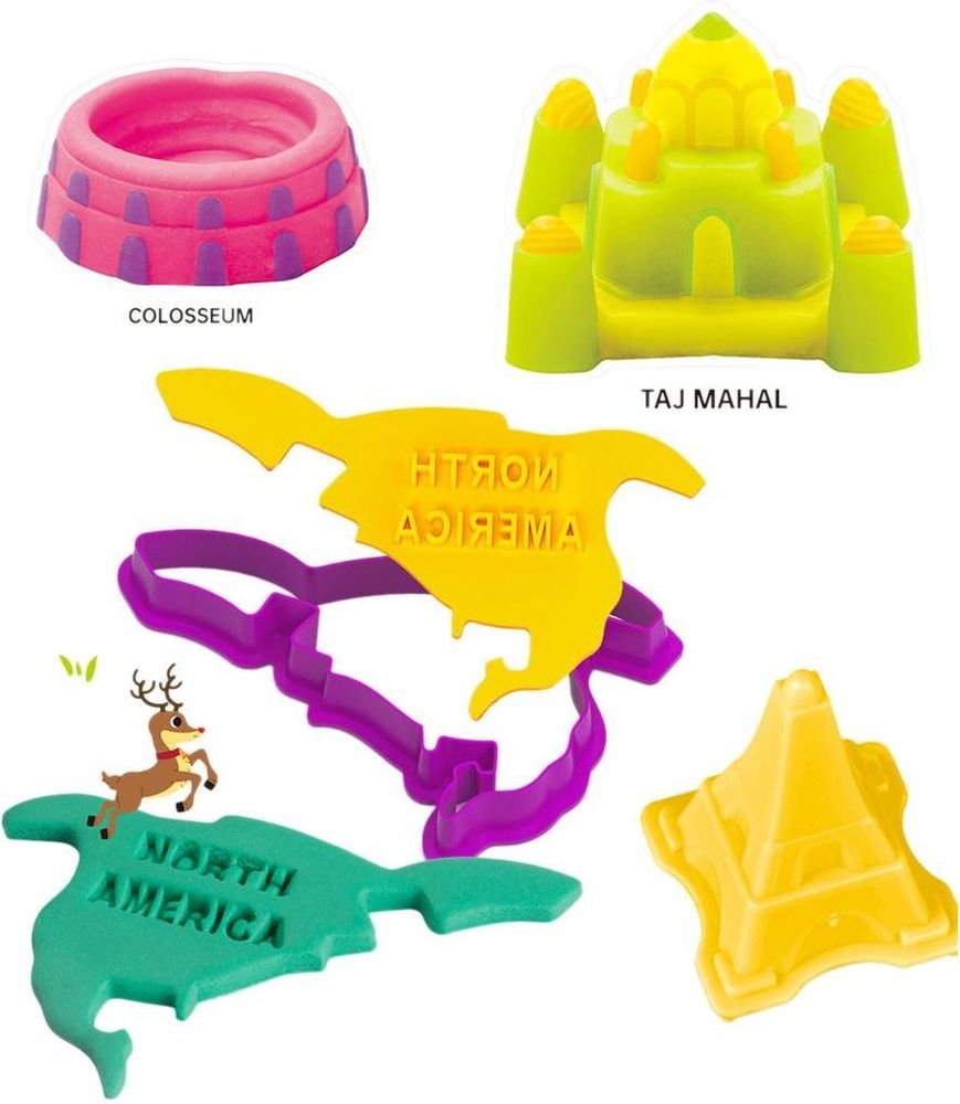 ΠΛΑΣΤΟΖΥΜΑΡΑΚΙΑ LUNA ΠΑΓΚΟΣΜΙΟΣ ΧΑΡΤΗΣ ΜΕ ΜΝΗΜΕΙΑ LUNA