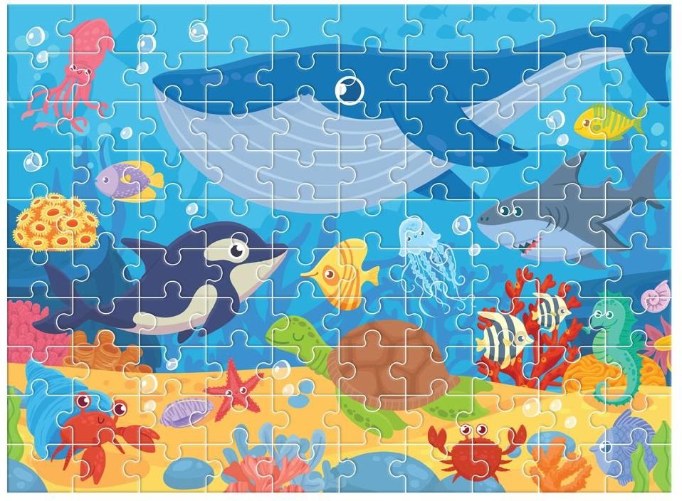 PUZZLE LUNA ΖΩΑ ΤΗΣ ΘΑΛΑΣΣΑΣ 100 ΤΜΧ