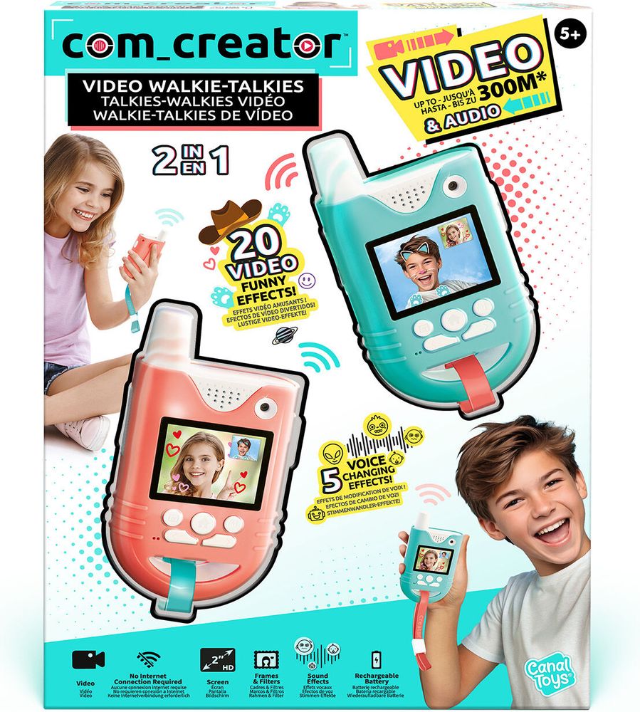 ΣΕΤ COM CREATOR WALKIE - TALKIE ΜE VIDEO CREATOR 2ΤΜΧ