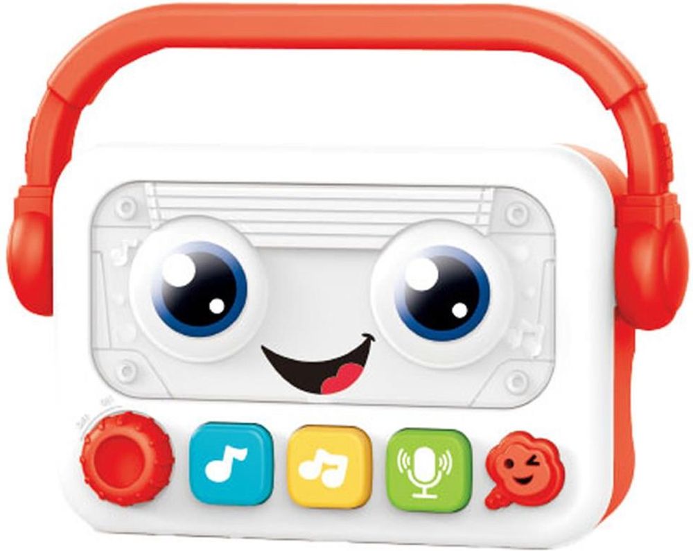 ΡΑΔΙΟΦΩΝΑΚΙ LUNA ΠΟΥ ΗΧΟΓΡΑΦΕΙ ΜΕ ΜΟΥΣΙΚΗ ΚΑΙ ΦΩΣ ΚΟΚΚΙΝΟ