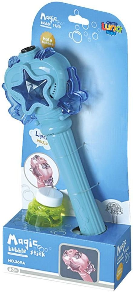 ΣΑΠΟΥΝΟΦΟΥΣΚΕΣ LUNA TOYS MAGIC STICK ΑΣΤΕΡΙ ΜΠΛΕ LUNA