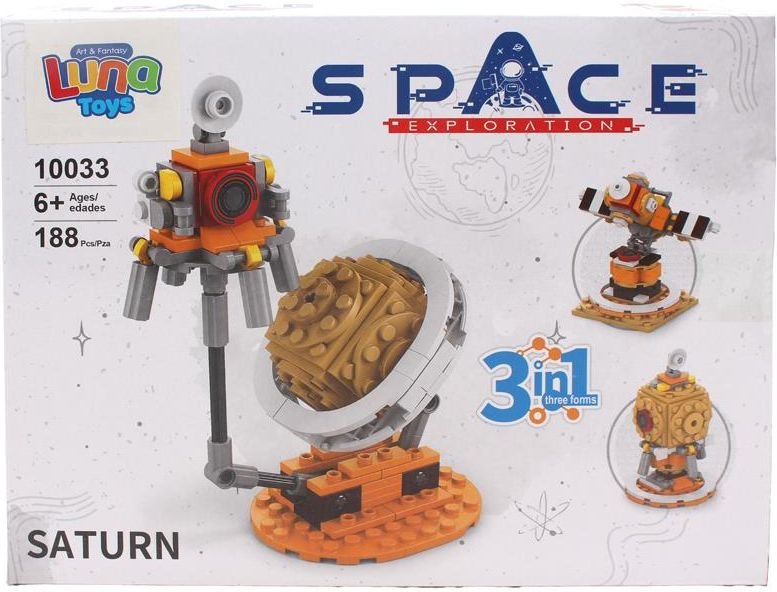 ΤΟΥΒΛΑΚΙΑ LUNA TRANSFORM SPACE EXPLORATION SATURN 3 IN 1 LUNA