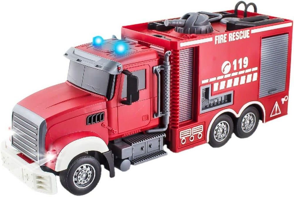 ΤΗΛΕΚΑΤΕΥΘΥΝΟΜΕΝΟ ΠΥΡΟΣΒΕΣΤΙΚΟ ΟΧΗΜΑ LUNA 2.4G ΜΕ ΦΩΣ 1:24