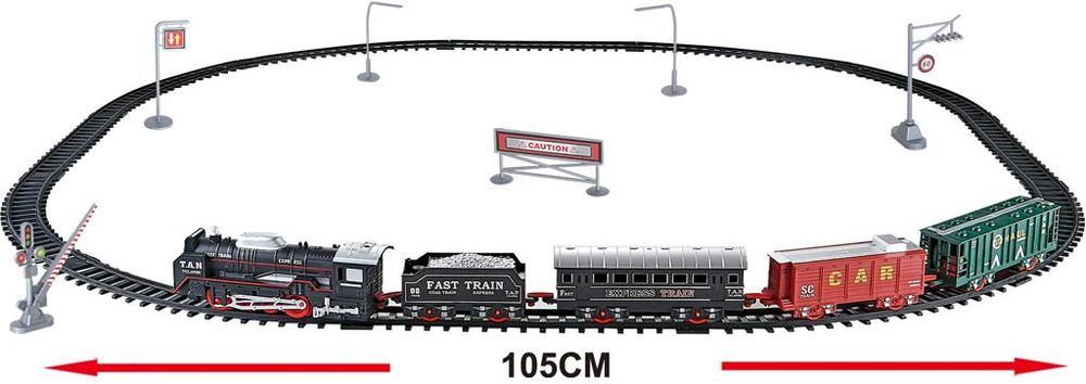 ΤΡΕΝΟ LUNA TOYS ΜΕ ΗΧΟ ΚΑΙ ΦΩΣ 23 ΤΜΧ