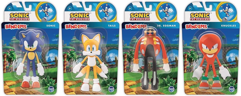 GIOCHI PREZIOSI BEND-EMS SONIC THE HEDGEHOG ΦΙΓΟΥΡΕΣ 12 ΕΚ ΠΟΥ ΛΥΓΙΖΟΥΝ - ΣΤΕΚΟΝΤΑΙ