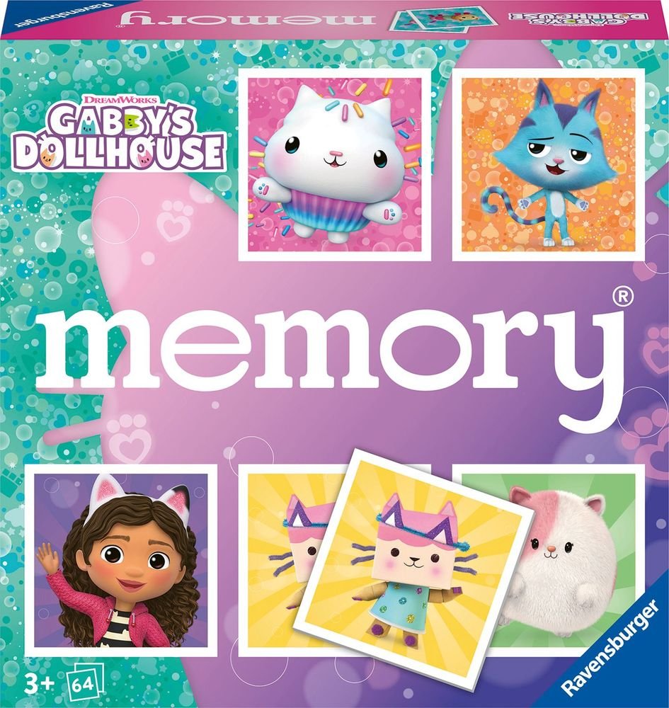 ΕΠΙΤΡΑΠΕΖΙΟ RAVENSBURGER MEMORY GABBY'S DOLLHOUSE RAVENSBURGER