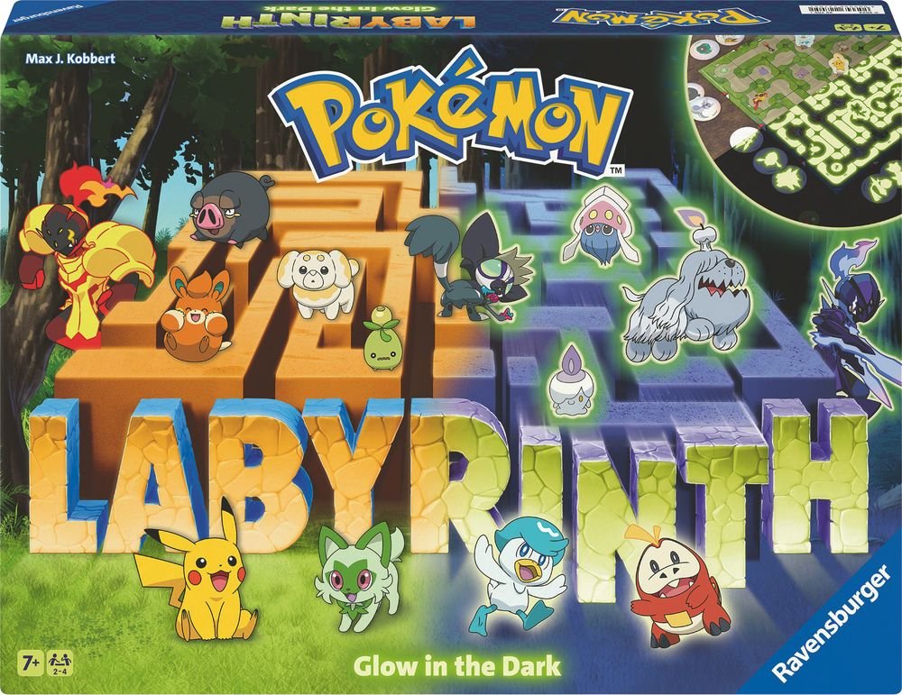 ΕΠΙΤΡΑΠΕΖΙΟ RAVENSBURGER ΛΑΒΥΡΙΝΘΟΣ POKEMON GLOW IN THE DARK