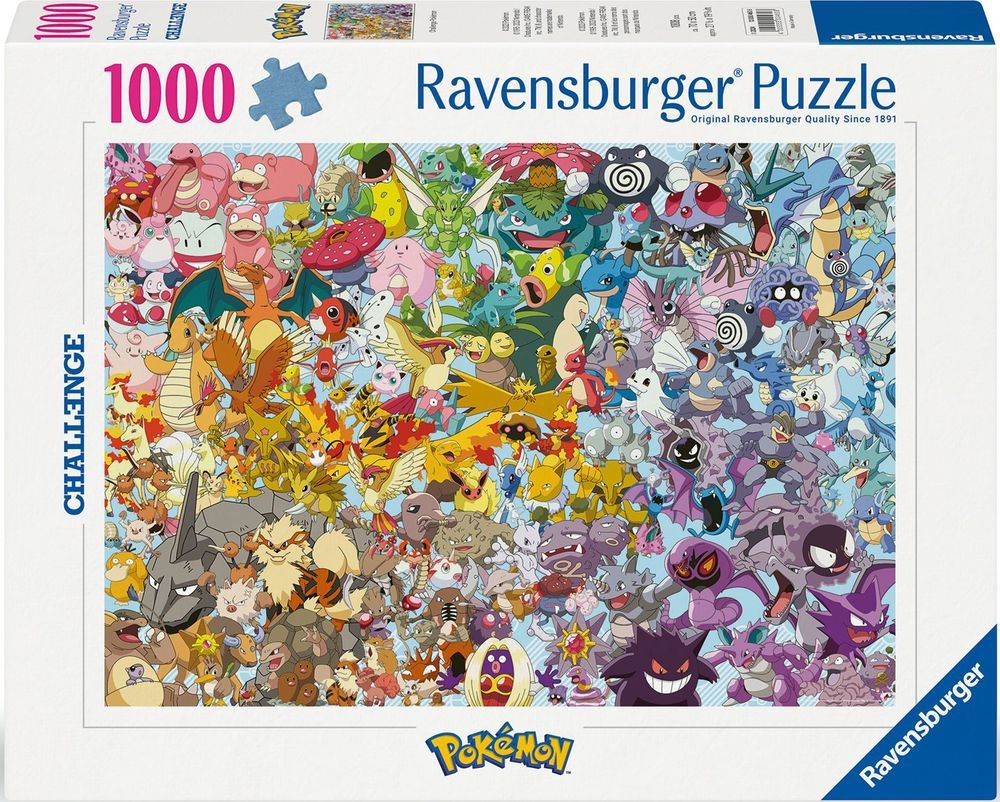 POKEMON CHALLENGE RAVENSBURGER 1000 ΚΟΜΜΑΤΙΑ RAVENSBURGER