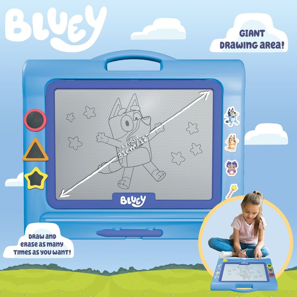 ΠΙΝΑΚΑΣ ΓΡΑΨΕ ΣΒΗΣΕ BLUEY DELUXE GIOCHI PREZIOSI