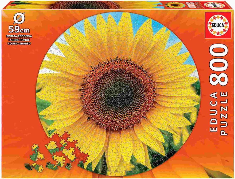 PUZZLE EDUCA SUNFLOWER 800 ΤΜΧ (19034) EDUCA