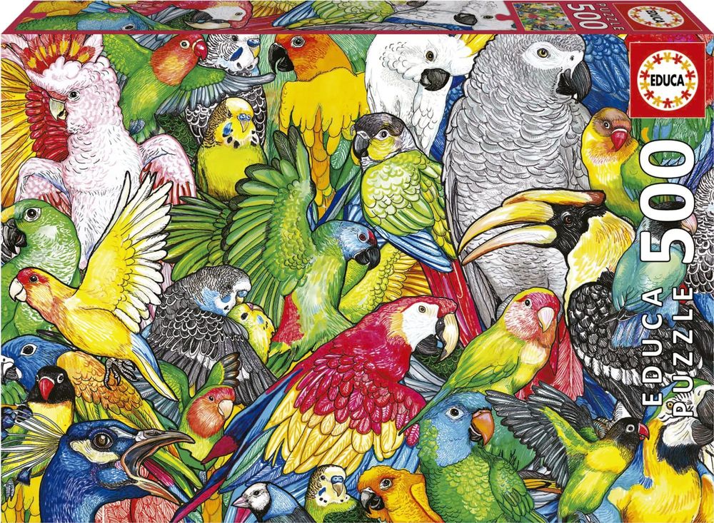 PUZZLE EDUCA PARROTS 500 ΤΜΧ (19547)