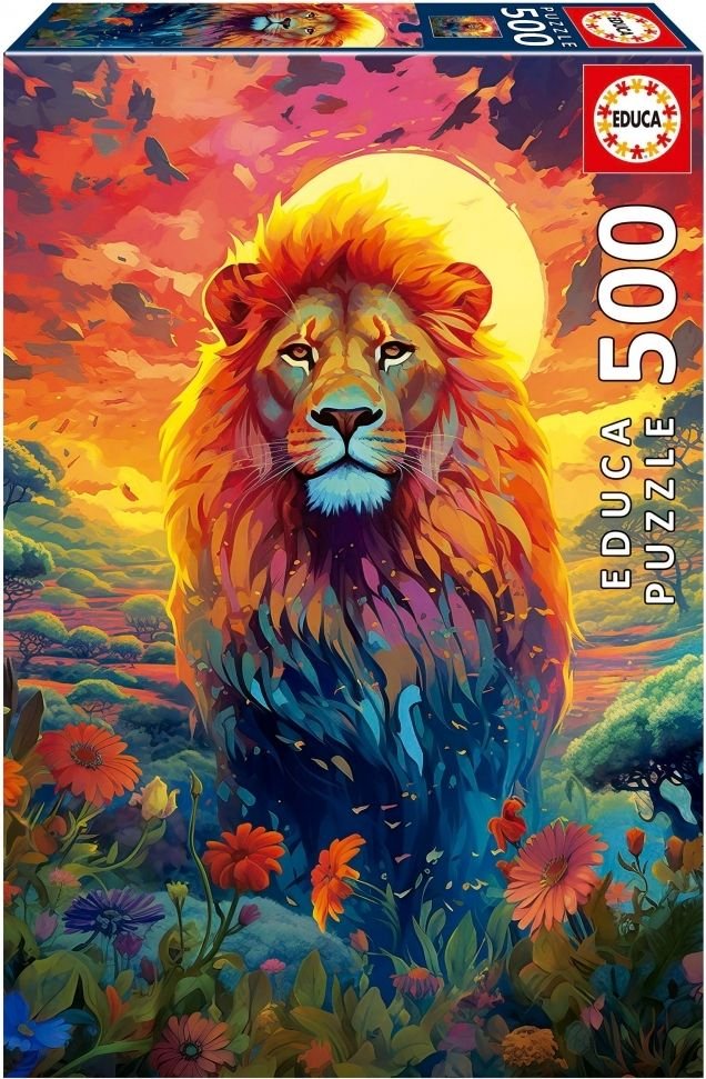 EDUCA PUZZLE EDUCA 500 MAJESTIC LOOK OF THE LION (20261)