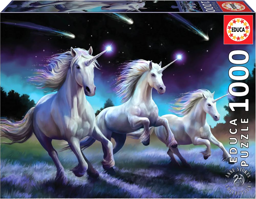 PUZZLE EDUCA 1000 SHOOTING STARS, ANNE STOKES (19919)