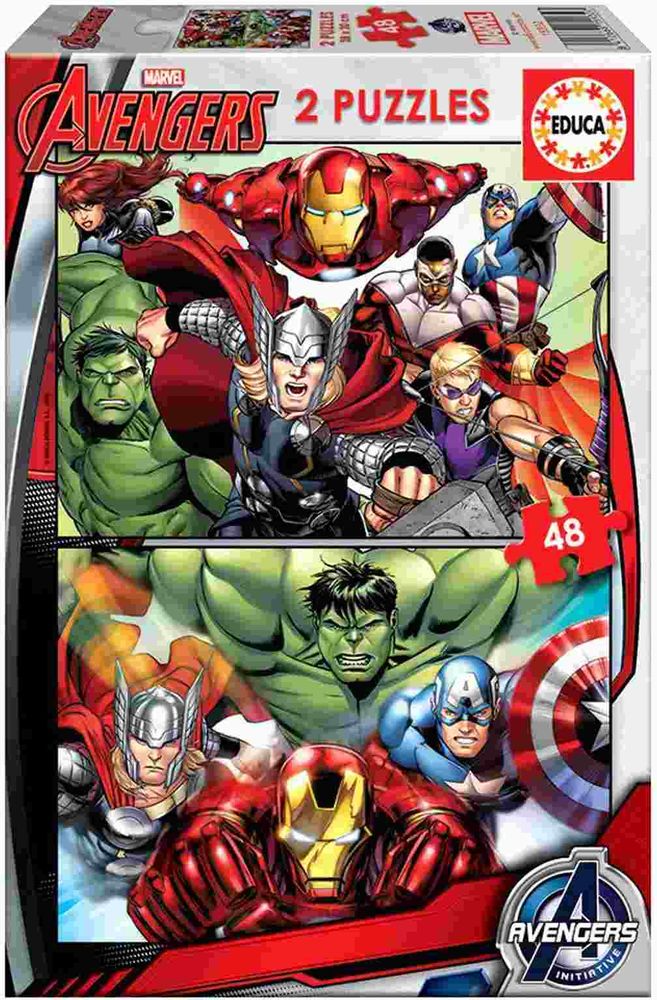 PUZZLE EDUCA AVENGERS 2X48 96 ΤΜΧ (15932) EDUCA