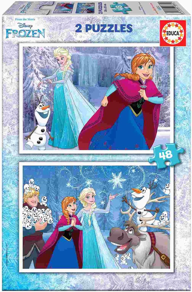 PUZZLE EDUCA FROZEN 2X48 96 ΤΜΧ (16852)