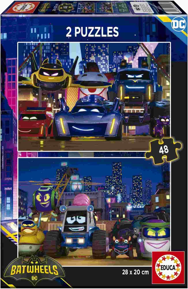 PUZZLE EDUCA BATWHEELS 2X48 96 ΤΜΧ (20107) EDUCA