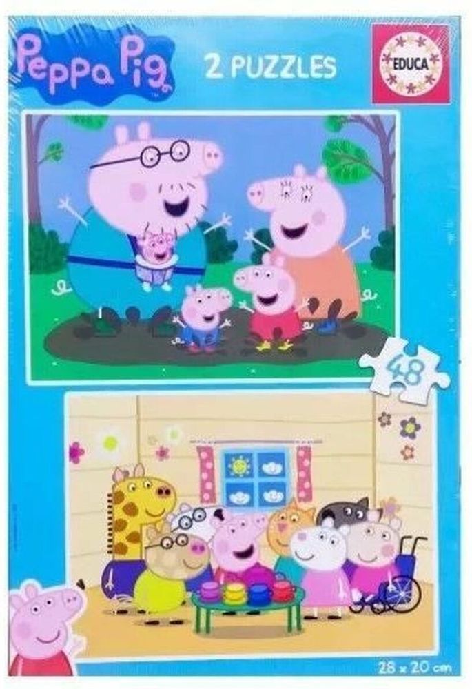 PUZZLE EDUCA PEPPA PIG 2X48 96 ΤΜΧ (20327) EDUCA