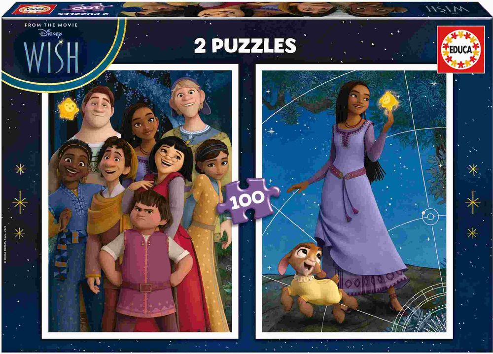 PUZZLE EDUCA WISH 2X100 200 ΤΜΧ (19742) EDUCA