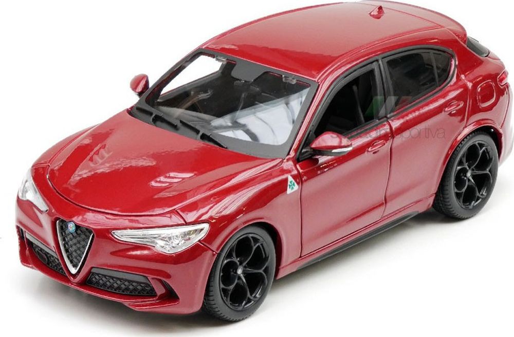 ΟΧΗΜΑ ALFA ROMEO STELVIO RED BBURAGO ΜΕΤΑΛΛΙΚΟ ΑΝΤΙΓΡΑΦΟ 1:24 (18/21086)