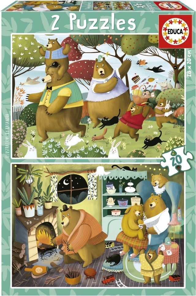 PUZZLE EDUCA FOREST TALES 2X20 40 ΤΜΧ (19686) EDUCA