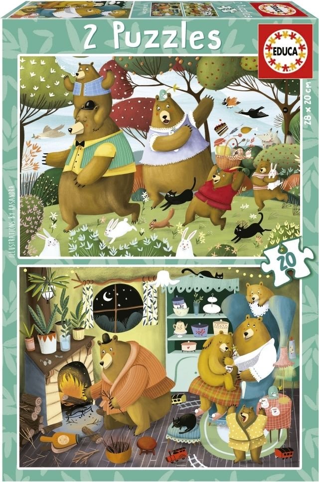 PUZZLE EDUCA FOREST TALES 2X20 40 ΤΜΧ (19686)