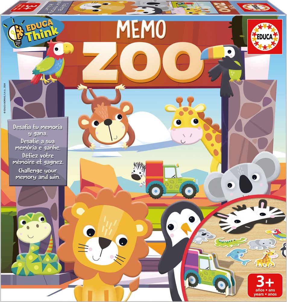 ΕΠΙΤΡΑΠΕΖΙΟ EDUCA MEMO ZOO (19975)