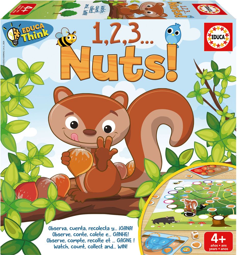 EDUCA ΕΠΙΤΡΑΠΕΖΙΟ EDUCA 1 2 3 NUTS (20083)
