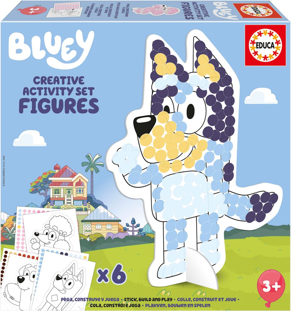 ΕΠΙΤΡΑΠΕΖΙΟ EDUCA 3D BLUEY ΣΕΤ ΦΙΓΟΥΡΕΣ ΔΗΜΙΟΥΡΓΙΚΗΣ ΔΡΑΣΤΗΡΙΟΤΗΤΑΣ (19885)