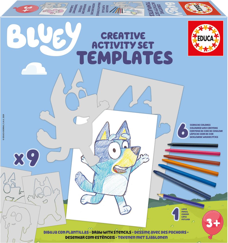 ΕΠΙΤΡΑΠΕΖΙΟ EDUCA BLUEY ΣΕΤ ΦΙΓΟΥΡΕΣ ΔΗΜΙΟΥΡΓΙΚΗΣ ΔΡΑΣΤΗΡΙΟΤΗΤΑΣ (19886) EDUCA