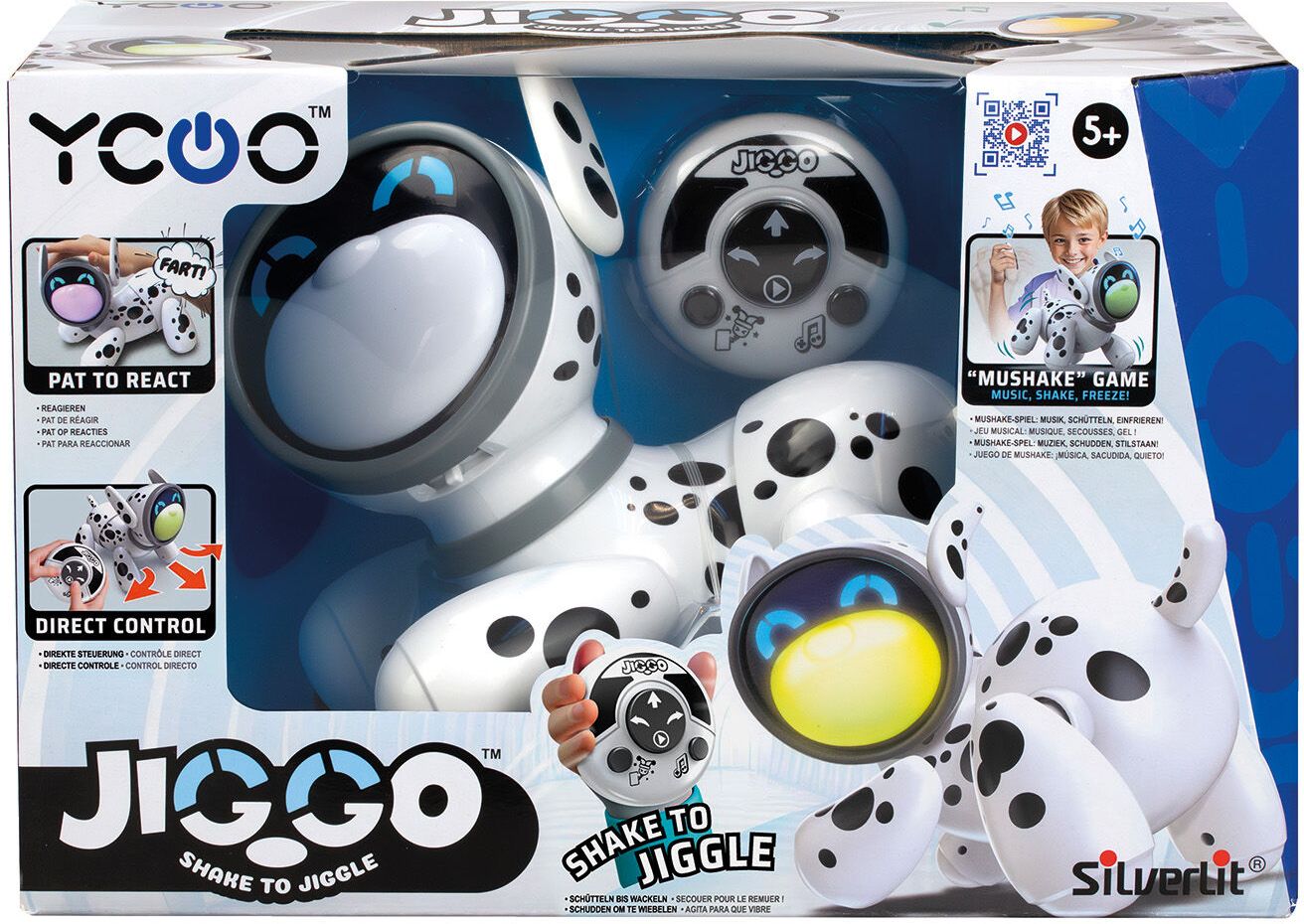 ΗΛΕΚΤΡΟΝΙΚΟ ΡΟΜΠΟΤ ΣΚΥΛΑΚΙ SILVERLIT YCOO JIGGO GIOCHI PREZIOSI