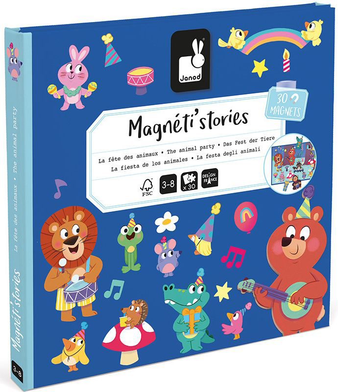 ΜΑΓΝΗΤΙΚΟ ΠΑΙΧΝΙΔΙ JANOD ΙΣΤΟΡΙΕΣ ΤΟΥ MAGNETI ΓΙΑ ΤΗ ΓΙΟΡΤΗ ΤΩΝ ΖΩΩΝ (J05455) JANOD