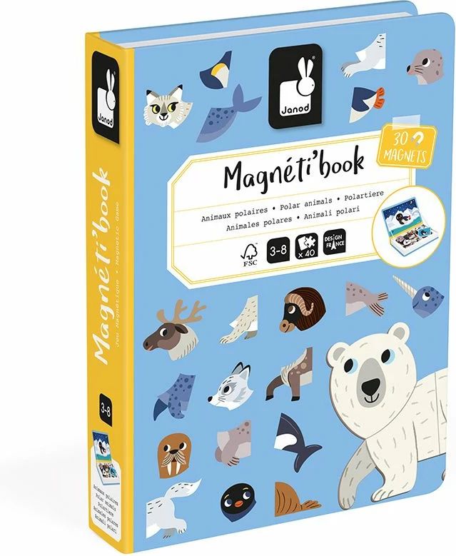 ΜΑΓΝΗΤΙΚΟ ΒΙΒΛΙΟ JANOD ΠΟΛΙΚΑ ΖΩΑ (J02599)