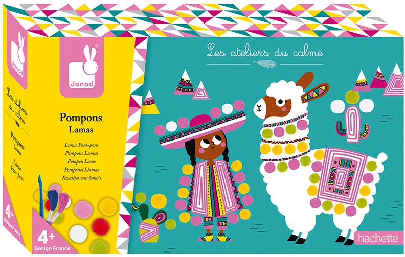 ΔΗΜΙΟΥΡΓΙΚΟ ΚΙΤ JANOD ΔΙΑΚΟΣΜΩ ΤΟ ΛΑΜΑ ΜΕ ΠΟΜ-ΠΟΜ (J07802) JANOD