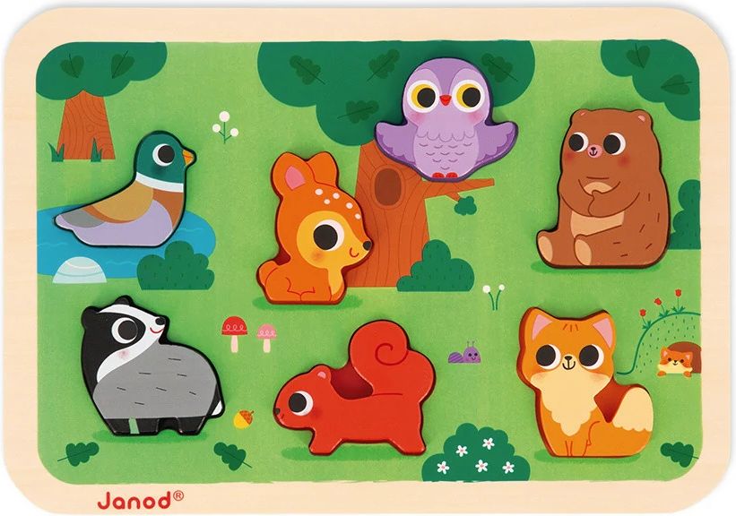 JANOD PUZZLE JANOD ΣΦΗΝΩΜΑΤΑ ΤΟ ΔΑΣΟΣ 7 ΤΜΧ (J07123)