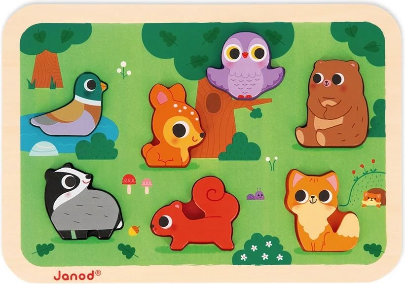 JANOD PUZZLE JANOD ΣΦΗΝΩΜΑΤΑ ΤΟ ΔΑΣΟΣ 7 ΤΜΧ (J07123)