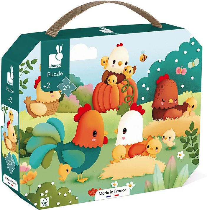 JANOD PUZZLE ΒΑΛΙΤΣΑΚΙ JANOD ΚΑΛΩΣ ΗΡΘΑΤΕ ΣΤΟ ΑΓΡΟΚΤΗΜΑ 20 ΤΜΧ (J03320)