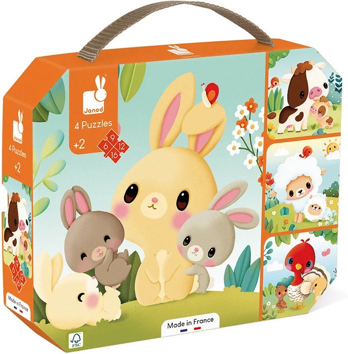 PUZZLE ΒΑΛΙΤΣΑΚΙ JANOD 4 ΣΕ 1 ΣΤΟ ΑΓΡΟΚΤΗΜΑ (J03319) JANOD