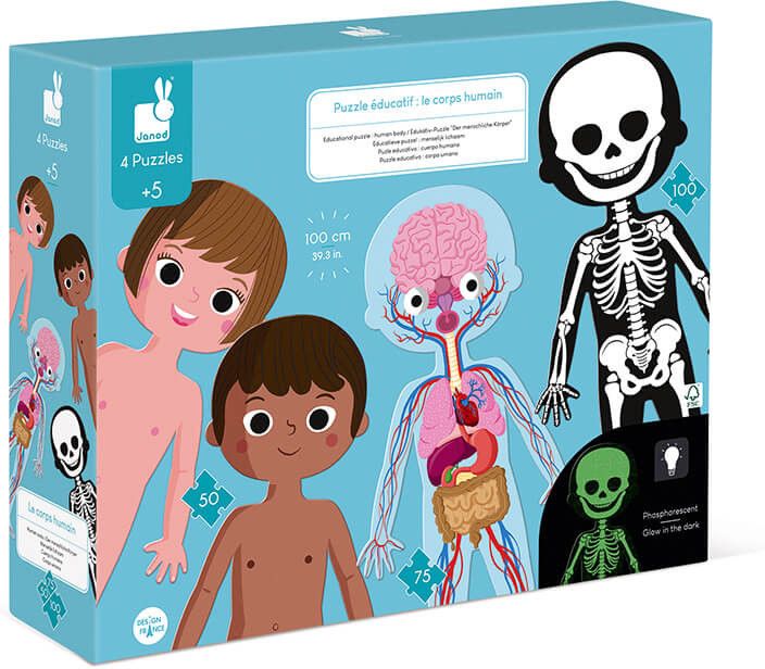 PUZZLE ΕΚΠΑΙΔΕΥΤΙΚΟ ΤΟ ΑΘΡΩΠΙΝΟ ΣΩΜΑ JANOD (J02681) JANOD