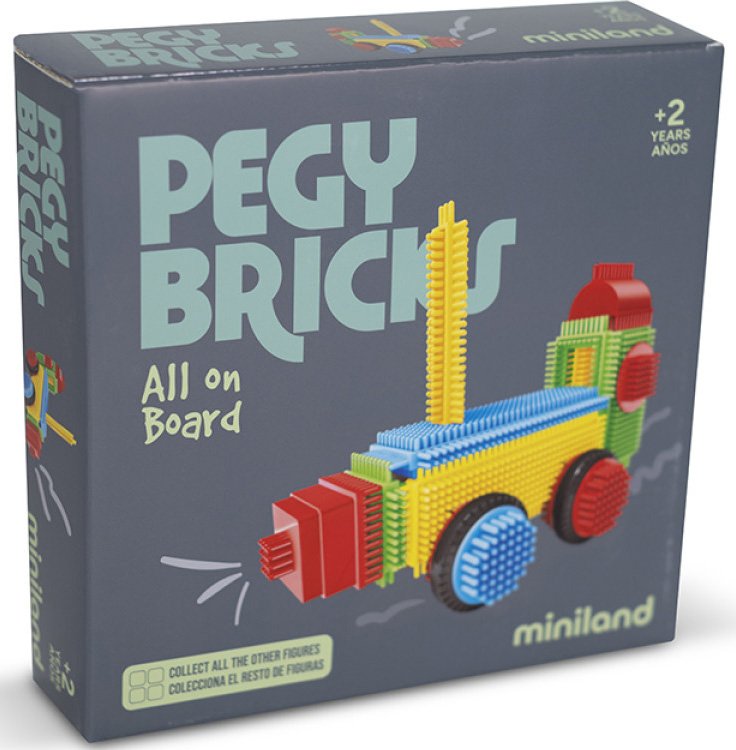 ΠΑΙΧΝΙΔΙ ΚΑΤΑΣΚΕΥΗΣ PEGY BRICKS MINILAND ALL ON BOARD