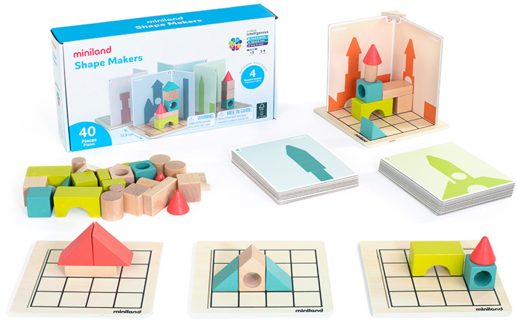 ΠΑΙΧΝΙΔΙ ΚΑΤΑΣΚΕΥΗΣ MINILAND SHAPE MAKERS MINILAND