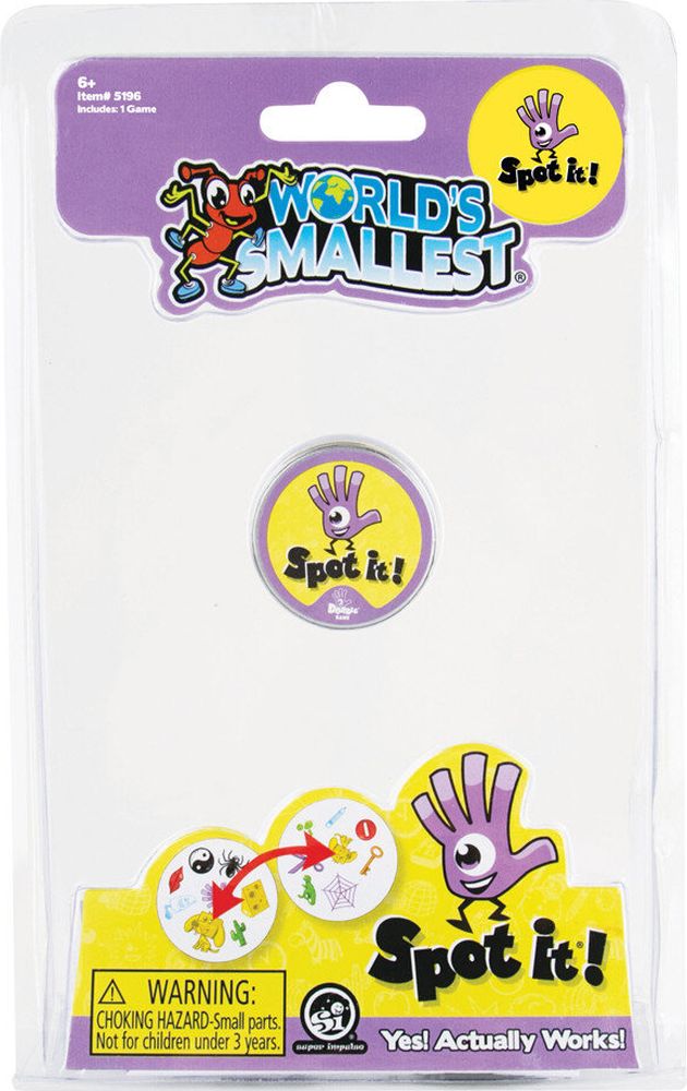 WORLDS SMALLEST SPOT IT WORLDS SMALLEST