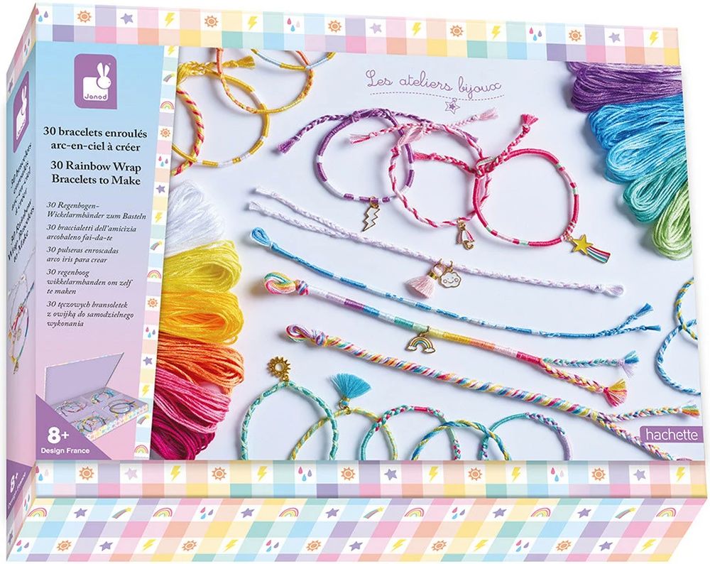 ΔΗΜΙΟΥΡΓΙΚΟ ΚΙΤ JANOD 30 ΒΡΑΧΙΟΛΑΚΙΑ RAINBOW WRAP (J09134) JANOD