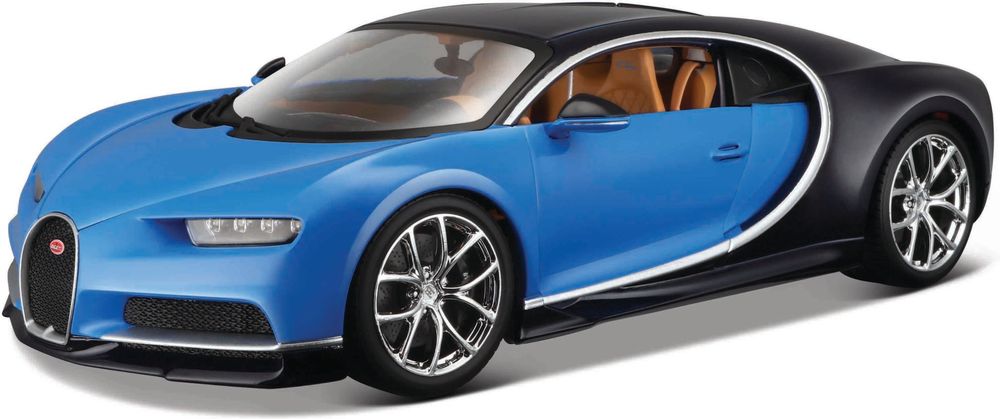 BUGATTI CHIRON BBURAGO ΜΕΤΑΛΛΙΚΟ ΑΝΤΙΓΡΑΦΟ 1:18 BLUE BBURAGO