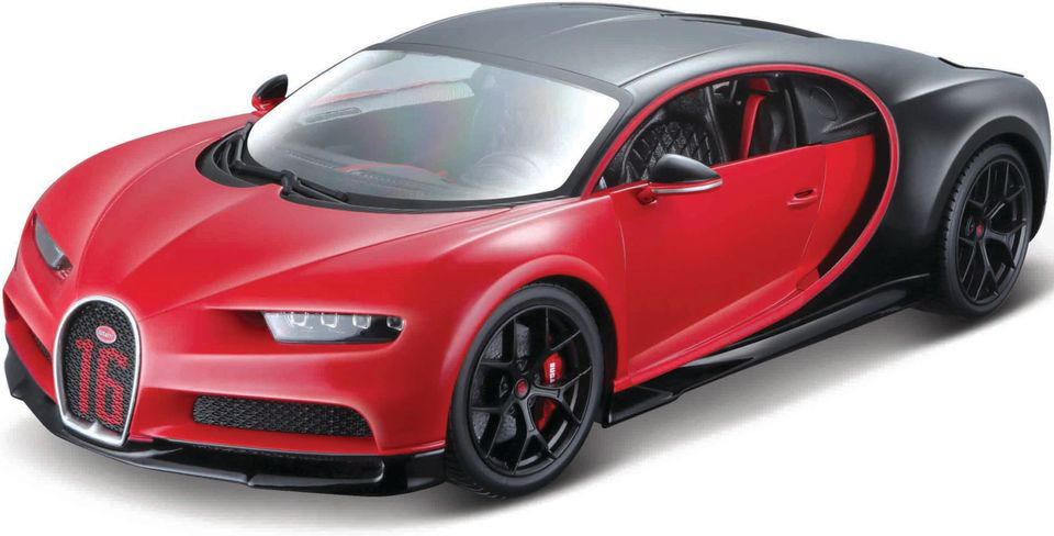 BUGATTI CHIRON SPORT BBURAGO ΜΕΤΑΛΛΙΚΟ ΑΝΤΙΓΡΑΦΟ 1:18 RED