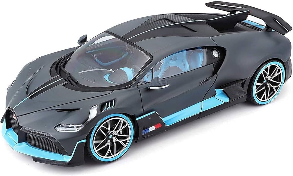 BUGATTI DIVO BBURAGO ΜΕΤΑΛΛΙΚΟ ΑΝΤΙΓΡΑΦΟ 1:18 GREY