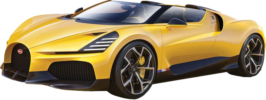 BUGATTI MISTRAL BBURAGO ΜΕΤΑΛΛΙΚΟ ΑΝΤΙΓΡΑΦΟ 1:18 YELLOW