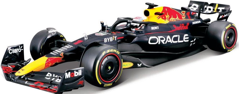 F1 ORACLE RED BULL RACING RB19 (#1) BBURAGO ΜΕΤΑΛΛΙΚΟ ΑΝΤΙΓΡΑΦΟ 1:18