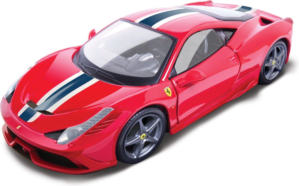 FERRARI 458 SPECIALE BBURAGO ΜΕΤΑΛΛΙΚΟ ΑΝΤΙΓΡΑΦΟ 1:18 RED BBURAGO